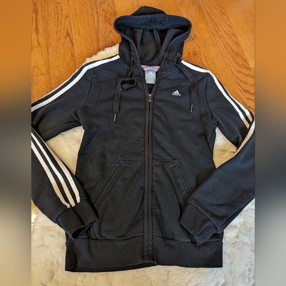 ADIDAS track jacket sweatshirt hoodie xs - Picture 3 of 9
